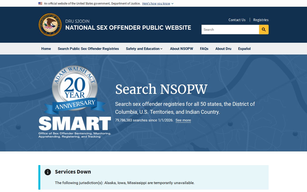Contra Costa County sex offender lookup through NSOPW national search